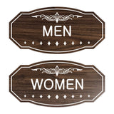 Victorian Men Women Sign Set