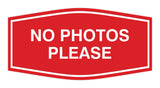Signs ByLITA Fancy No Photos Please Sign