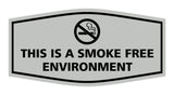 Signs ByLITA Fancy This Is A Smoke Free Environment Sign