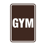 Portrait Round Gym Sign