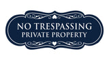 Signs ByLITA Designer No Trespassing Private Property Sign