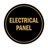 Signs ByLITA Circle Electrical Panel Sign
