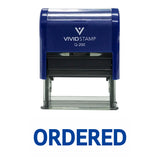 Ordered Self Inking Rubber Stamp