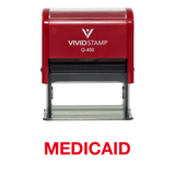 Medicaid Office Self Inking Rubber Stamp