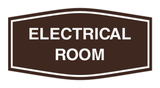 Fancy Electrical Room Sign