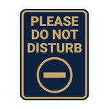 Portrait Round Please Do Not Disturb Wall or Door Sign