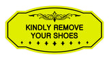 Victorian Kindly Remove Your Shoes Sign