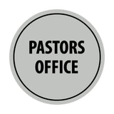 Signs ByLITA Circle Pastors Office Sign