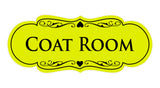Signs ByLITA Designer Coat Room Sign