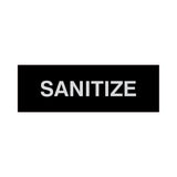 Signs ByLITA Basic Sanitize Sign