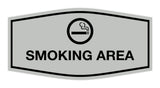 Signs ByLITA Fancy Smoking Area Sign