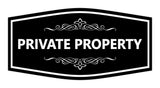 Signs ByLITA Fancy Private Property Sign