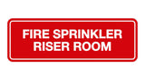 Signs ByLITA Standard Fire Sprinkler Riser Room Sign