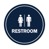 Signs ByLITA Circle All Gender Restroom Sign