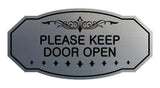 Victorian Please Keep Door Open Wall or Door Sign
