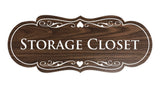 Signs ByLITA Designer Storage Closet Sign