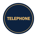 Signs ByLITA Circle Telephone Sign