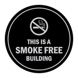 Signs ByLITA Circle This is a smoke free building Sign