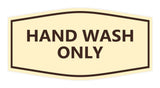 Signs ByLITA Fancy Hand Wash Only Sign