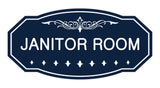 Victorian Janitor Room Sign