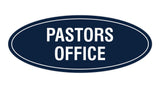 Signs ByLITA Oval Pastors Office Sign