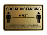 Classic Framed Social Distancing Sign