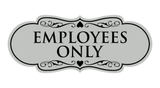 Signs ByLITA Designer Employees Only Sign