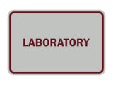 Signs ByLITA Classic Framed Laboratory Sign