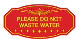 Victorian Please Do Not Waste Water Sign