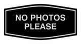 Signs ByLITA Fancy No Photos Please Sign