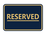 General Reserved Sign