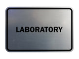 Signs ByLITA Classic Framed Laboratory Sign