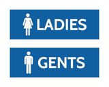 Signs ByLITA Basic Ladies and Gents Sign Set