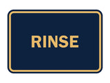 Signs ByLITA Classic Framed Rinse Sign