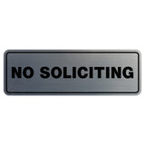 Standard No Soliciting Sign