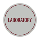 Signs ByLITA Circle Laboratory Sign