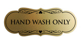 Signs ByLITA Designer Hand Wash Only Sign