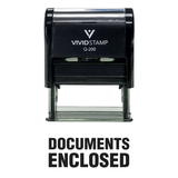 Documents Enclosed Self Inking Rubber Stamp