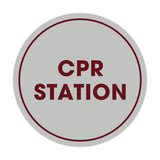 Signs ByLITA Circle CPR Station Sign