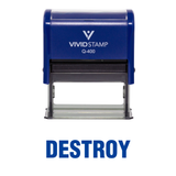 Destroy Office Self Inking Rubber Stamp