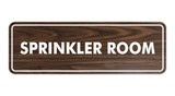 Signs ByLITA Standard Sprinkler Room Sign