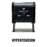 Hypertension Medical Self Inking Rubber Stamp