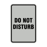 Portrait Round Do Not Disturb Sign