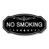 NO SMOKING Victorian Door / Wall Sign