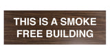 Signs ByLITA Basic This is A Smoke Free Building Sign