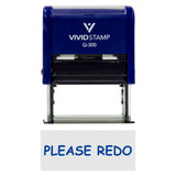 Please Redo Teacher Self-Inking Office Rubber Stamp