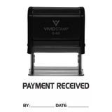 Payment Received By Date Self Inking Rubber Stamp