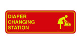 Signs ByLITA Standard Diapers Changing Station Sign
