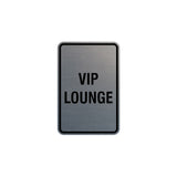 Portrait Round Vip Lounge Sign