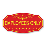 EMPLOYEES ONLY Victorian Door / Wall Sign
